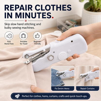 🔥Limited Time Promotion 50% OFF🔥🧵Mini Electric Sewing Machine – Lightweight, Portable & Easy to Use! ✨