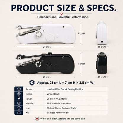 🔥Limited Time Promotion 50% OFF🔥🧵Mini Electric Sewing Machine – Lightweight, Portable & Easy to Use! ✨