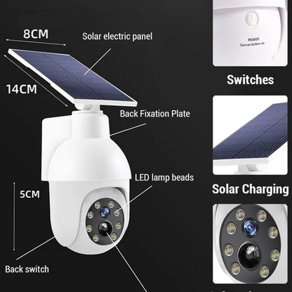 ⏰Sale 49% OFF - Solar-Powered Simulated Surveillance Camera Street Light