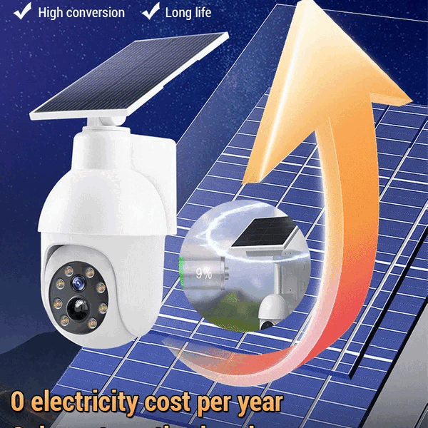 ⏰Sale 49% OFF - Solar-Powered Simulated Surveillance Camera Street Light